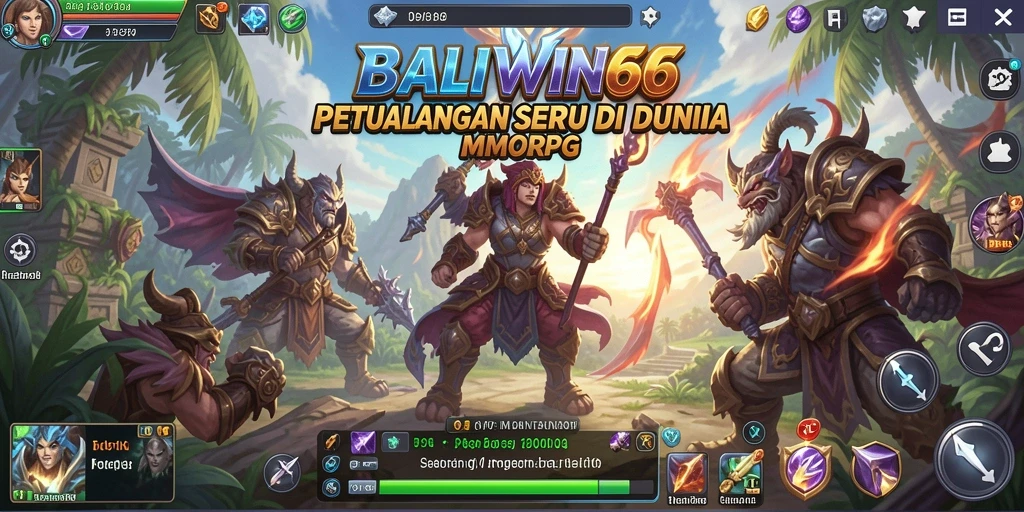 Screenshot gameplay seru dari BALIWIN66 yang menampilkan pertempuran epik.