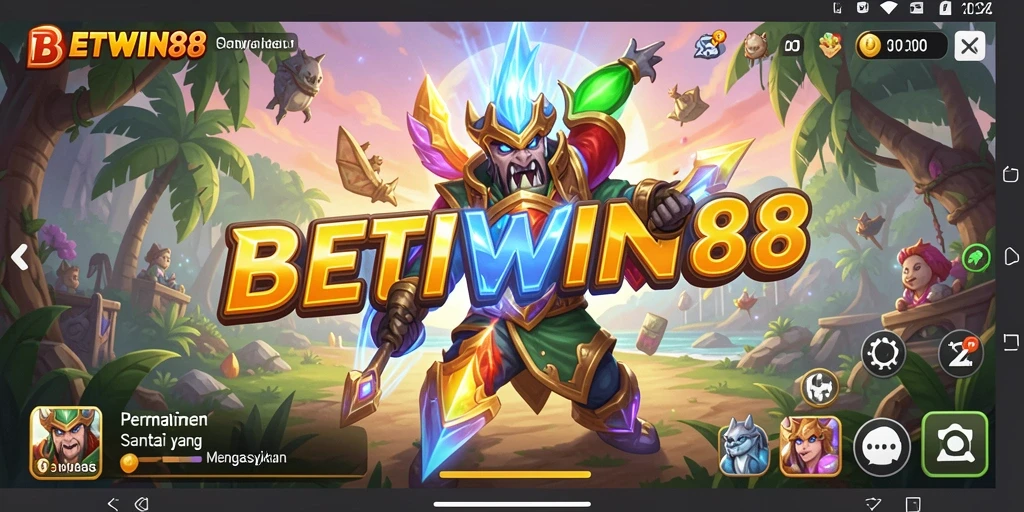 Tampilan gameplay BETWIN88 yang menarik dan penuh warna.