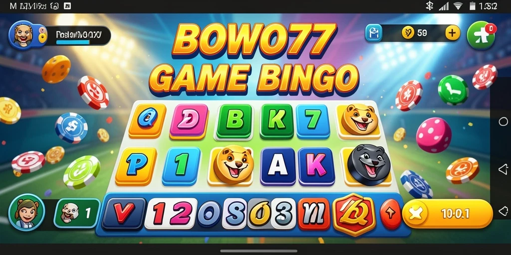 Tampilan gameplay seru BOWO77 dengan berbagai pilihan Bingo.