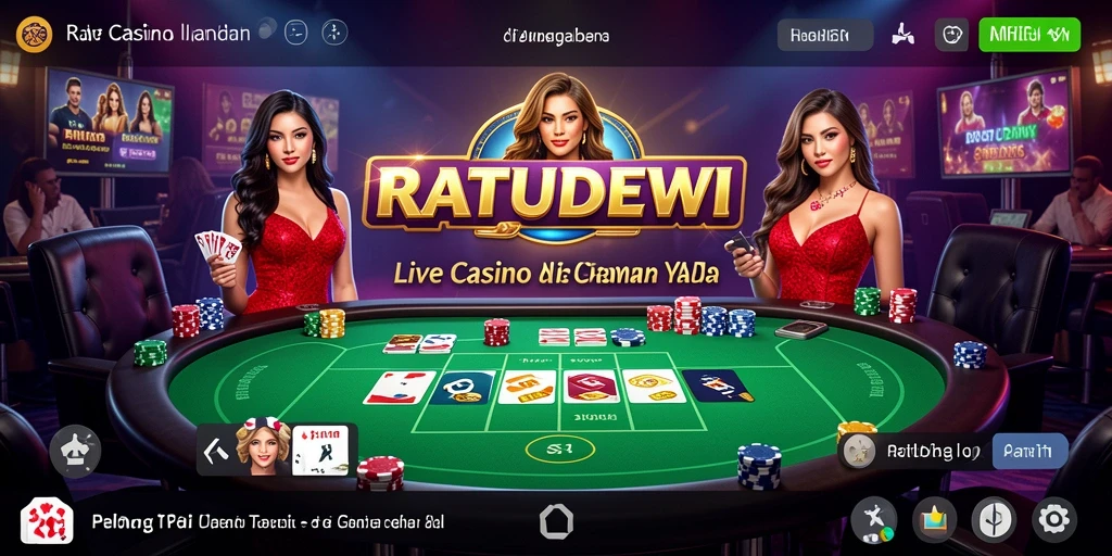 Screenshot menarik dari gameplay Live Casino RATUDEWI.