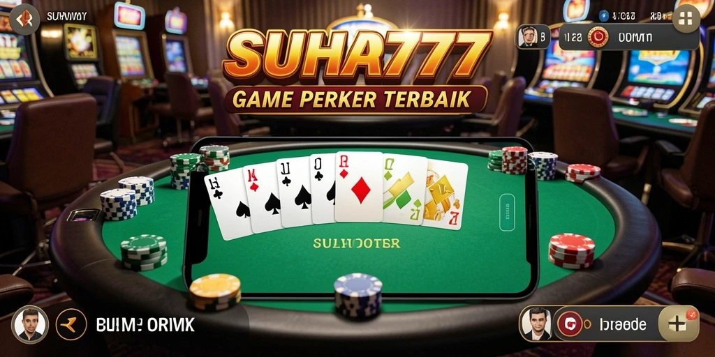 Tampilan menarik dari gameplay Poker SUHU777 yang seru.